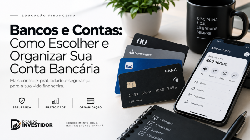 Bancos e Contas: Como Escolher e Organizar Sua Conta Bancária