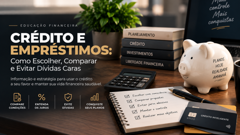 Crédito e Empréstimos: Como Escolher, Comparar e Evitar Dívidas Caras