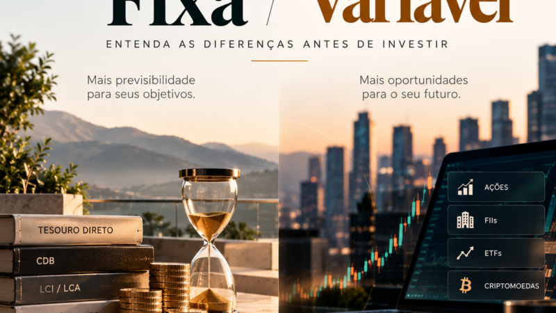 Renda Fixa ou Renda Variável: Entenda as Diferenças Antes de Investir