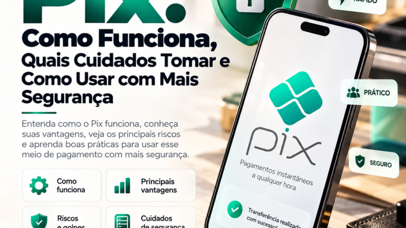 Pix: Como Funciona, Quais Cuidados Tomar e Como Usar com Mais Segurança