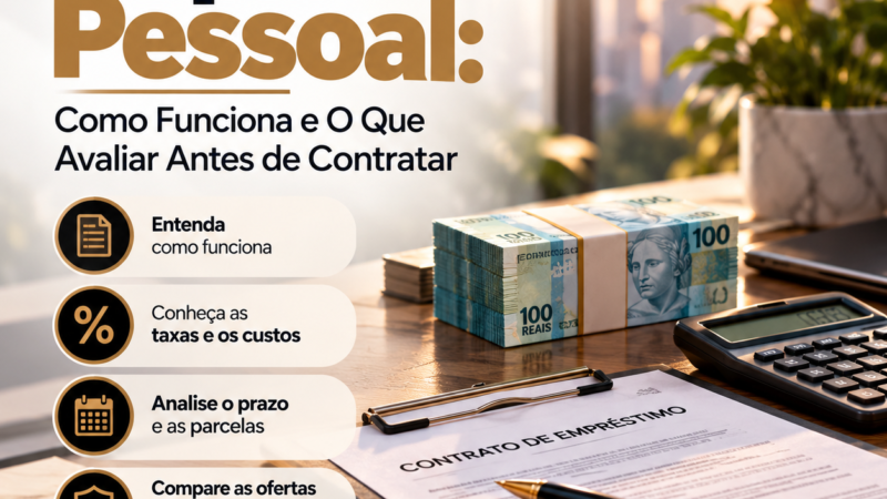 Empréstimo Pessoal: Como Funciona e O Que Avaliar Antes de Contratar