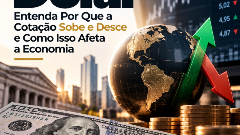Dólar: Entenda Por Que a Cotação Sobe e  Desce e Como Isso Afeta a Economia